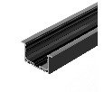 Профиль с экраном SL-LINIA62-F-2500 BLACK+OPAL (Arlight, Алюминий) 036307