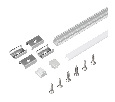 Профиль с экраном SL-MINI-8-2000 ANOD+OPAL (Arlight, Алюминий) 036832