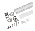 Профиль с экраном SL-KANT-H16-2000 ANOD+OPAL (Arlight, Алюминий) 036843
