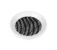 Сетчатый фильтр с посадочным кольцом LGD-NIKA-HCR-R100 (WH-BK) (Arlight, Металл) 036004