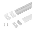 Профиль с экраном ARH-WIDE-H10-2000 ANOD+OPAL (Arlight, Алюминий) 036768