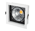 Светильник CL-KARDAN-S152x152-25W White6000 (WH-BK, 30 deg) (Arlight, IP20 Металл, 3 года) 026498
