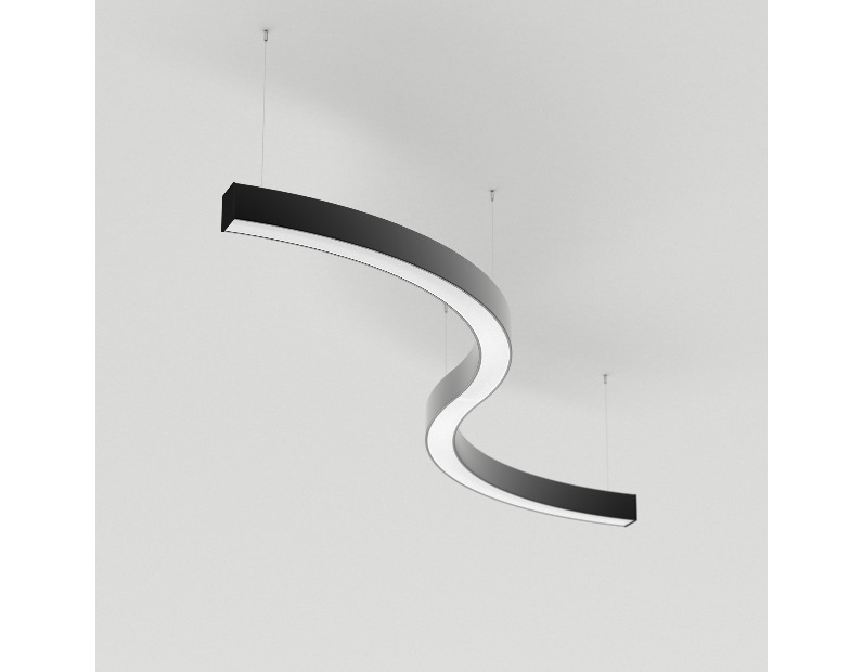 Светильник SP-LINE-HANG ARC-S3535-D800-65W Day4000 (BLACK, 230V) (Arlight, Металл) 034046(1)