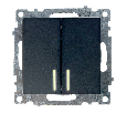 Выключатель STEKKER GLS10-7102-05 39607