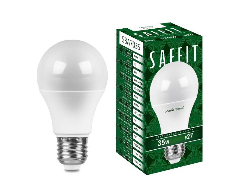 Лампа светодиодная SAFFIT SBA7035 55197