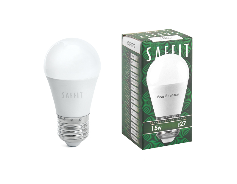 Лампа светодиодная SAFFIT SBG4515 55212