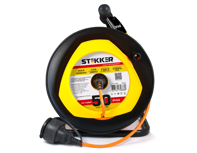 Удлинители STEKKER STD02-11-50 39636