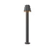 Фонарь уличный (столб) Outdoor Harz O421FL-L5GF