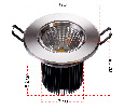 Круз 1*7W LED 220 V светильник 637013901