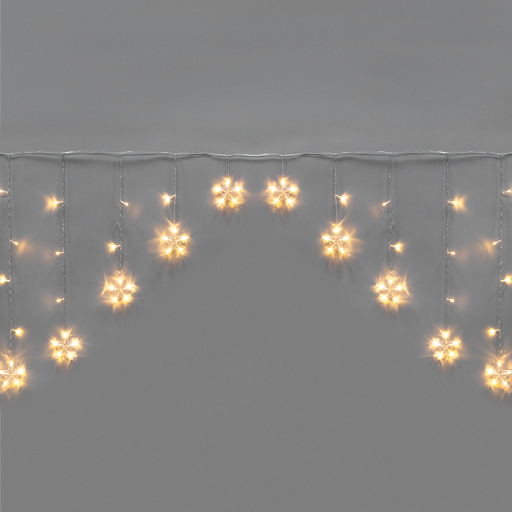 Гирлянда Арка со звездами 2,5х1,2м, 136LED, теплый белый, с контроллером 8 режимов, NEON-NIGHT 255-076
