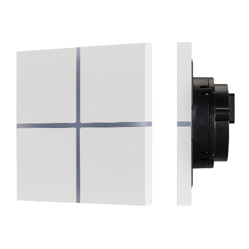 INTELLIGENT ARLIGHT Сенсорная панель KNX-304-13-IN White (BUS, Frameless) (IARL, IP20 Металл, 2 года) 038310