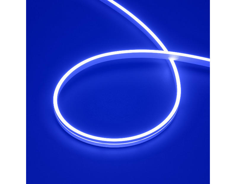 Лента герметичная MOONLIGHT-SIDE-A168-4x10mm 24V Blue (7.2 W/m, IP65, 5m, wire x2) (Arlight, Вывод кабеля прямой) 038314