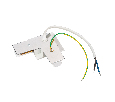 Коннектор угловой с питанием LGD-2TR-CON-L-F-POWER-WH (C) (Arlight, IP20 Пластик, 3 года) 040227