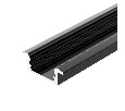 Профиль LINE-2308-F-2000 ANOD BLACK (Arlight, Алюминий) 040301