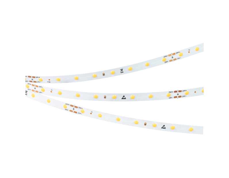 Лента COB-X64-8mm 24V Warm3000 (4.8 W/m, IP20, DOT, 5m) (Arlight, Открытый) 036837