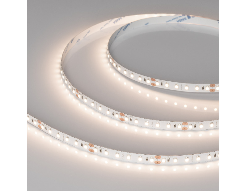 Лента NT-A120-8mm 24V Warm3500 (9.6 W/m, IP20, 3528, 5m) (Arlight, Открытый) 040569