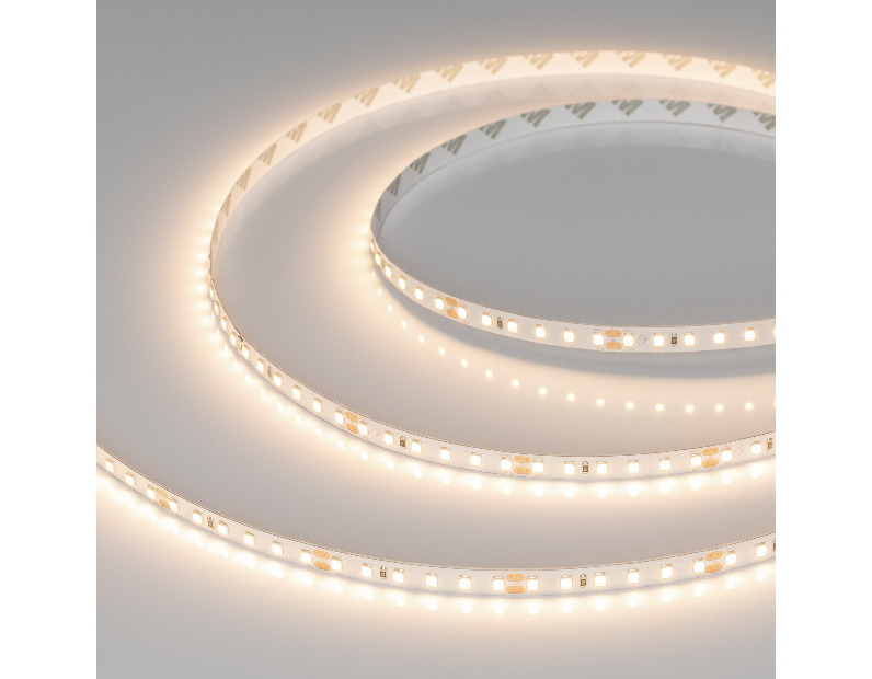 Лента UL-A120-8mm 24V Warm3000 (14.4 W/m, IP20, 5m) (Arlight, 7 лет) 042304