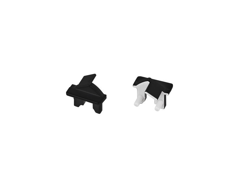 Заглушка SL-BEVEL-H12-F13 BLACK (Arlight, Пластик) 043752