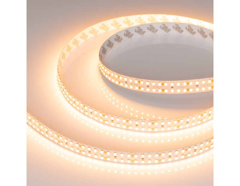 Лента RT-A320-15mm 24V Warm2400 (24 W/m, IP20, 2835, 5m) (Arlight, высок.эфф.150 лм/Вт) 044292