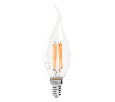 Лампа светодиодная Feron LB-718 Свеча на ветру E14 15W 2700K 38261