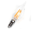 Лампа светодиодная Feron LB-718 Свеча на ветру E14 15W 6400K 38264