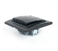Выключатель 3-клавишный STEKKER  PSW10-9007-03, 250В, 10А, серия Эрна, черный 39924