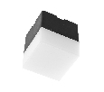 Светильник светодиодный Feron AL4022 IP20 3W 6500К, пластик, черный 70*70*55мм 48146