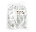 Сетевой шнур для гирлянд 3м, 2*0,5мм2, IP44, белый, DM403 48189
