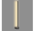 Светодиодный светильник стационарный Feron AL170 10W 3000K черный 48273