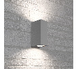 Светильник садово-парковый Feron DH051,на стену, 2*GU10 230V, серый 48327
