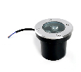 Светодиодный светильник тротуарный (грунтовый) Feron SP2801, 3W, AC 12-24V, низковольтный, 4000К, черный,100*H80mm, вн.диаметр: 70mm, IP67 48345