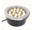 Светодиодный светильник тротуарный (грунтовый) Feron SP2804, 20W, AC12V, низковольтный, 3000K, металлик, IP67 48348