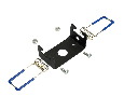 Светильник потолочный Feron HL367 Barrel AURA 12W, 230V, GX53, чёрный IP44 48406