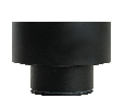Светильник потолочный Feron HL367 Barrel AURA 12W, 230V, GX53, чёрный IP44 48406