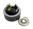 Светильник потолочный Feron HL367 Barrel AURA 12W, 230V, GX53, чёрный IP44 48406