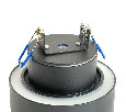 Светильник потолочный Feron HL367 Barrel AURA 12W, 230V, GX53, чёрный IP44 48406