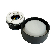Светильник потолочный Feron HL367 Barrel AURA 12W, 230V, GX53, чёрный IP44 48406