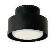 Светильник потолочный Feron HL367 Barrel AURA 12W, 230V, GX53, чёрный IP44 48406