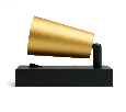 Светильник Feron ML1850 BELL, 35W, 230V, GU10, золото и чёрный 48420