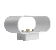 Светильник настенный Feron ML1780 Oval MR16 35W, 230V, G9,15W, белый IP20 48436