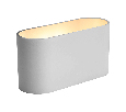 Светильник настенный Feron ML1780 Oval MR16 35W, 230V, G9,15W, белый IP20 48436