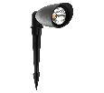 Светодиодный светильник тротуарный (грунтовый) Feron SP2701, 5W, AC/DC12-24V, низковольтный, 4000К, черный, IP65 48447