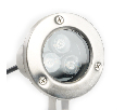 Светодиодный прожектор подводный Feron LL-822, 3W, AC24V, низковольтный, 6400K, металлик, 80*80*130mm, IP68 48455