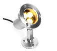 Светодиодный прожектор подводный Feron LL-822, 3W, AC24V, низковольтный, 2700K, металлик, 80*80*130mm, IP68 48456