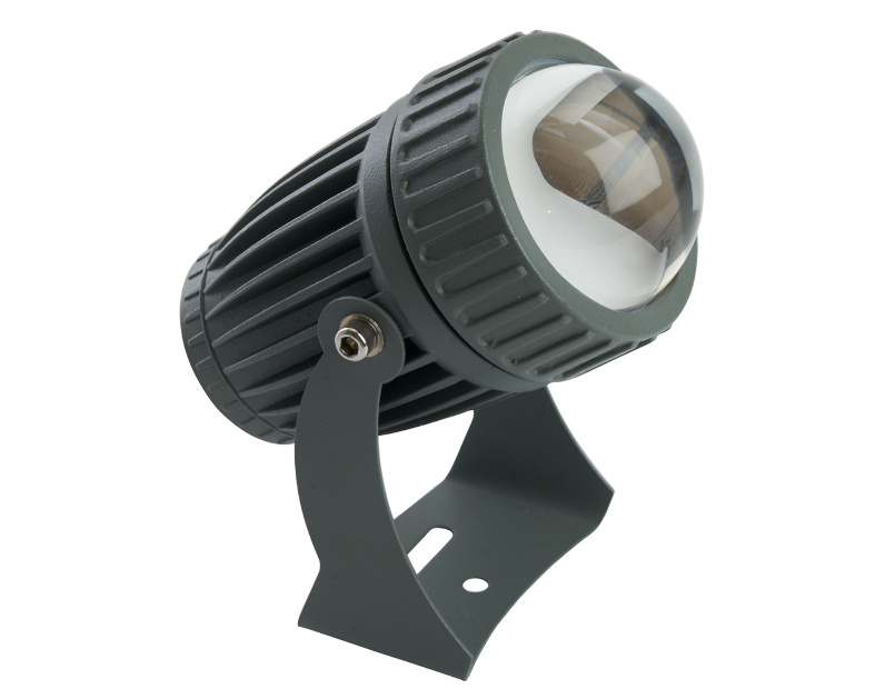 Светодиодный светильник ландшафтно-архитектурный Feron LL-825 Светодиодный прожектор, D70xH155, IP65 8W 85-265V, синий 48498