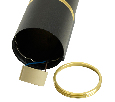 Светильник  настенный Feron ML1860 ZEN MR16 35W, 230V, 2*GU10, черный, золото IP20 48649