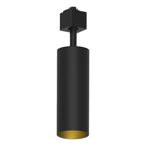 Светильник Feron AL155 трековый однофазный на шинопровод под лампу GU10, черный-золото 48715