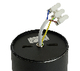 Светильник потолочный Feron HL454 12W, 230V, GX53, черный 48751