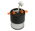 Светильник потолочный Feron HL454 12W, 230V, GX53, черный 48751