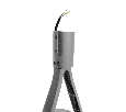 Светильник уличный FERON, SP7030, 100W 12000lm 5000K, серый 48761